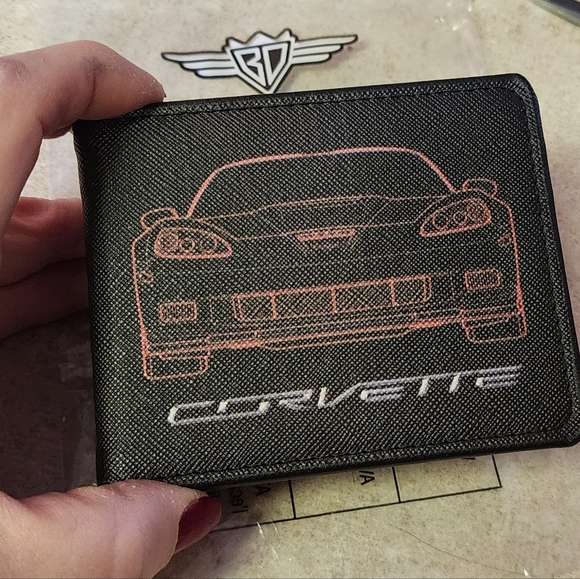 New Chevy Corvette bifold wallet. I have other Corvette items available - Picture 6 of 7